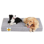 Laifug Memory Foam Dog Bed, Orthopedic Dog Crate Bed Small-jumbo