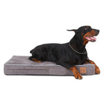 Laifug Memory Foam Dog Bed, Orthopedic Dog Crate Bed Small-jumbo