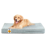 Laifug Memory Foam Dog Bed, Orthopedic Dog Crate Bed Small-jumbo