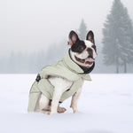 Laifug Green Stand Collar Cloak Dog Winter Coat