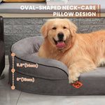 Laifug Memory Foam Oval Dog Bed - LaiFug