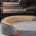 Laifug Memory Foam Oval Dog Bed - LaiFug